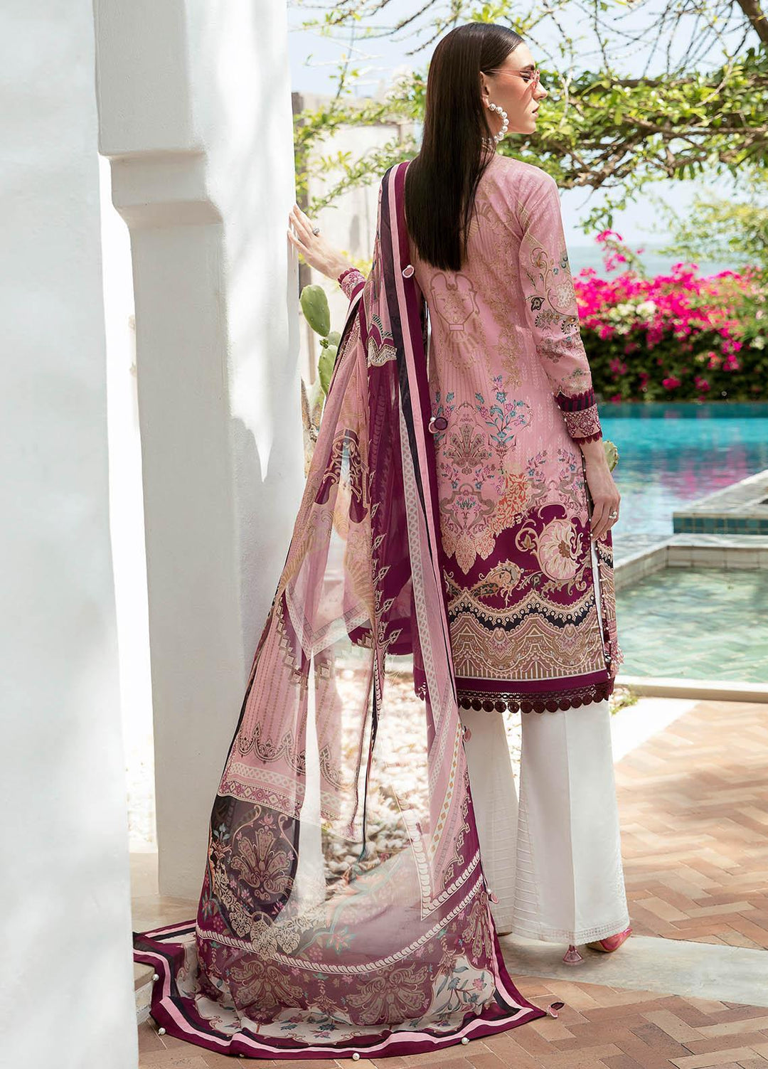 Gulaal Embroidered Lawn Suits Unstitched 3 Piece GL23L 02 Eshaal - Summer Collection