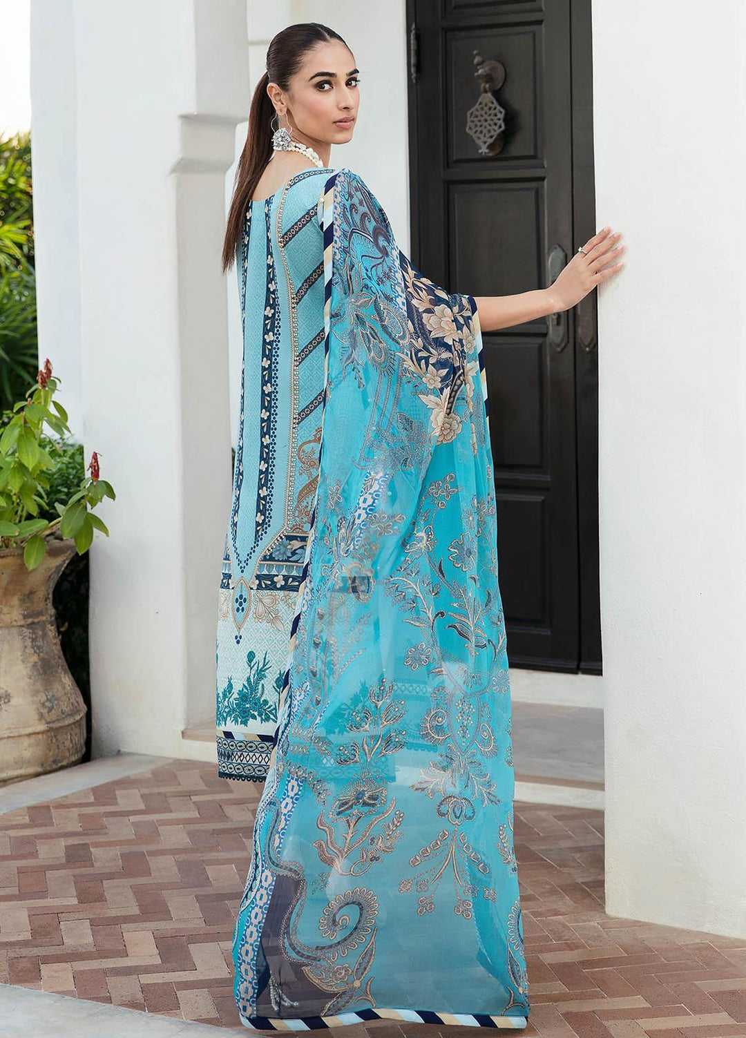 Gulaal Embroidered Lawn Suits Unstitched 3 Piece GL23L 03 Sasha - Summer Collection