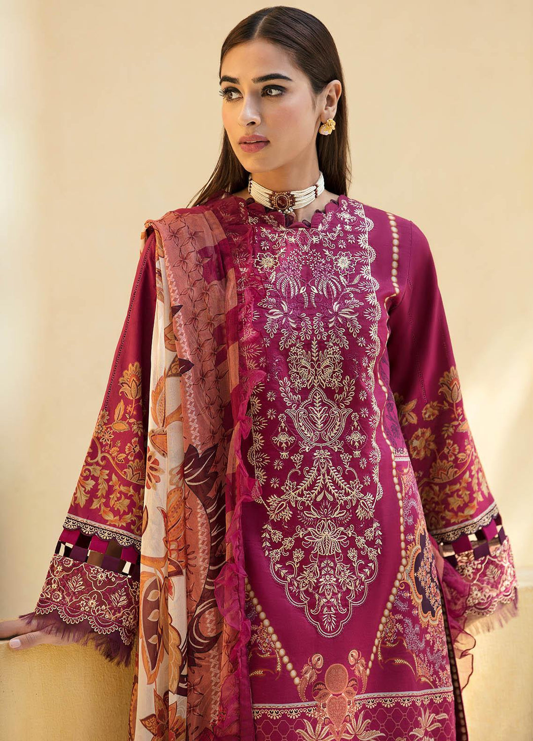 Gulaal Embroidered Lawn Suits Unstitched 3 Piece GL23L 05 Taaliah - Summer Collection