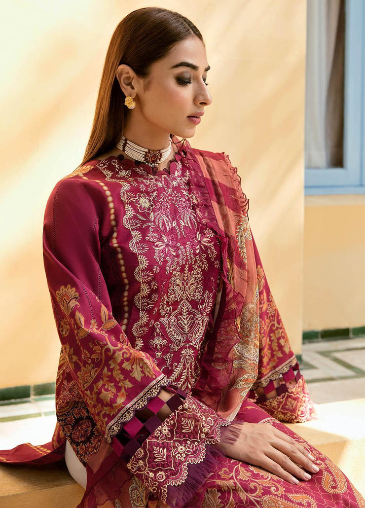 Gulaal Embroidered Lawn Suits Unstitched 3 Piece GL23L 05 Taaliah - Summer Collection