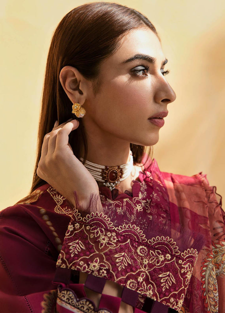 Gulaal Embroidered Lawn Suits Unstitched 3 Piece GL23L 05 Taaliah - Summer Collection