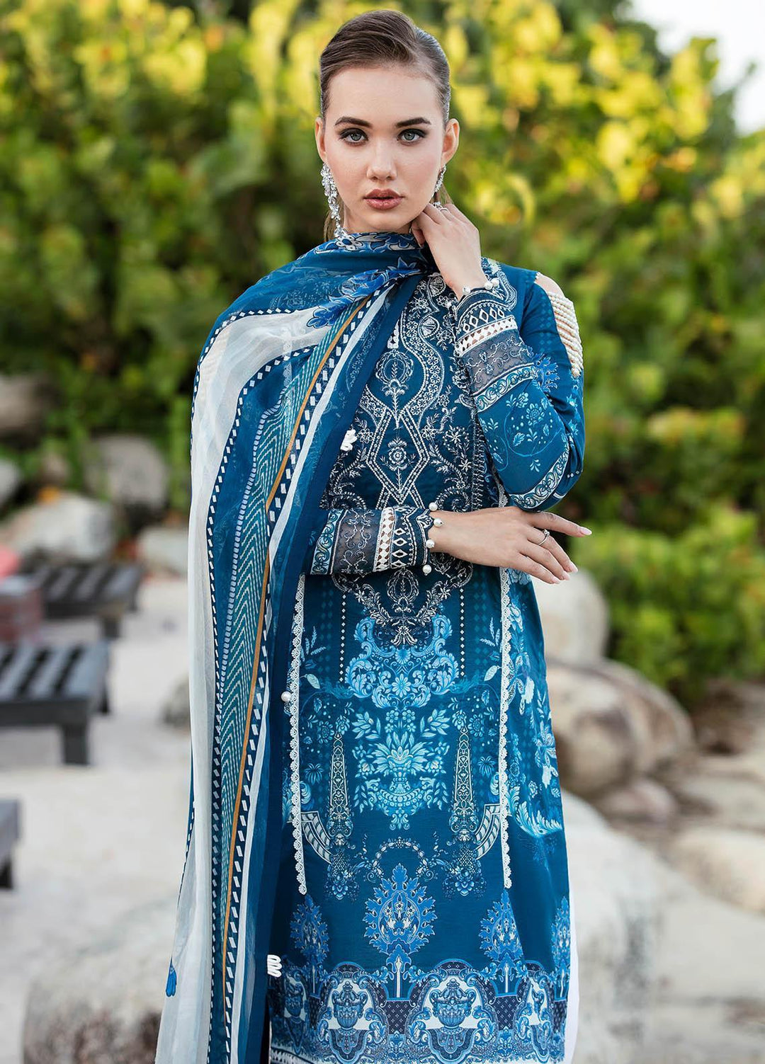 Gulaal Embroidered Lawn Suits Unstitched 3 Piece GL23L 06 Alara - Summer Collection