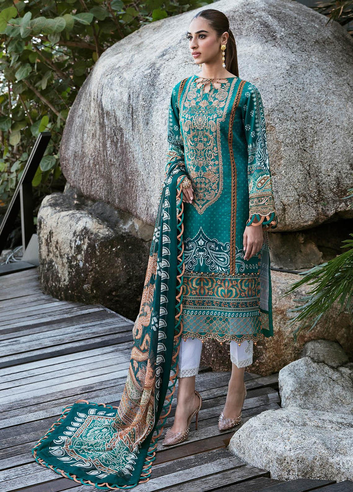 Gulaal Embroidered Lawn Suits Unstitched 3 Piece GL23L 07 Neena - Summer Collection