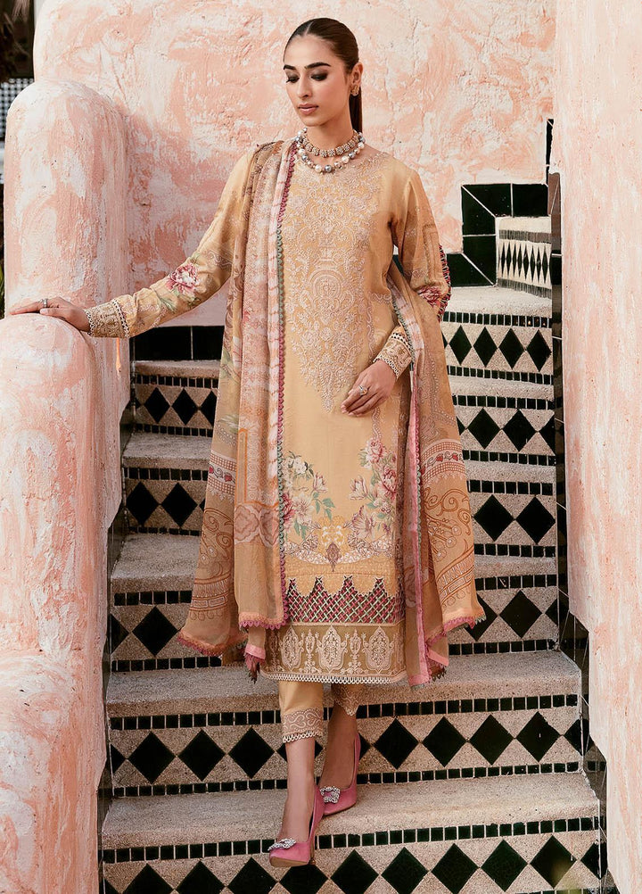 Gulaal Embroidered Lawn Suits Unstitched 3 Piece GL23L 08 Ruhab - Summer Collection