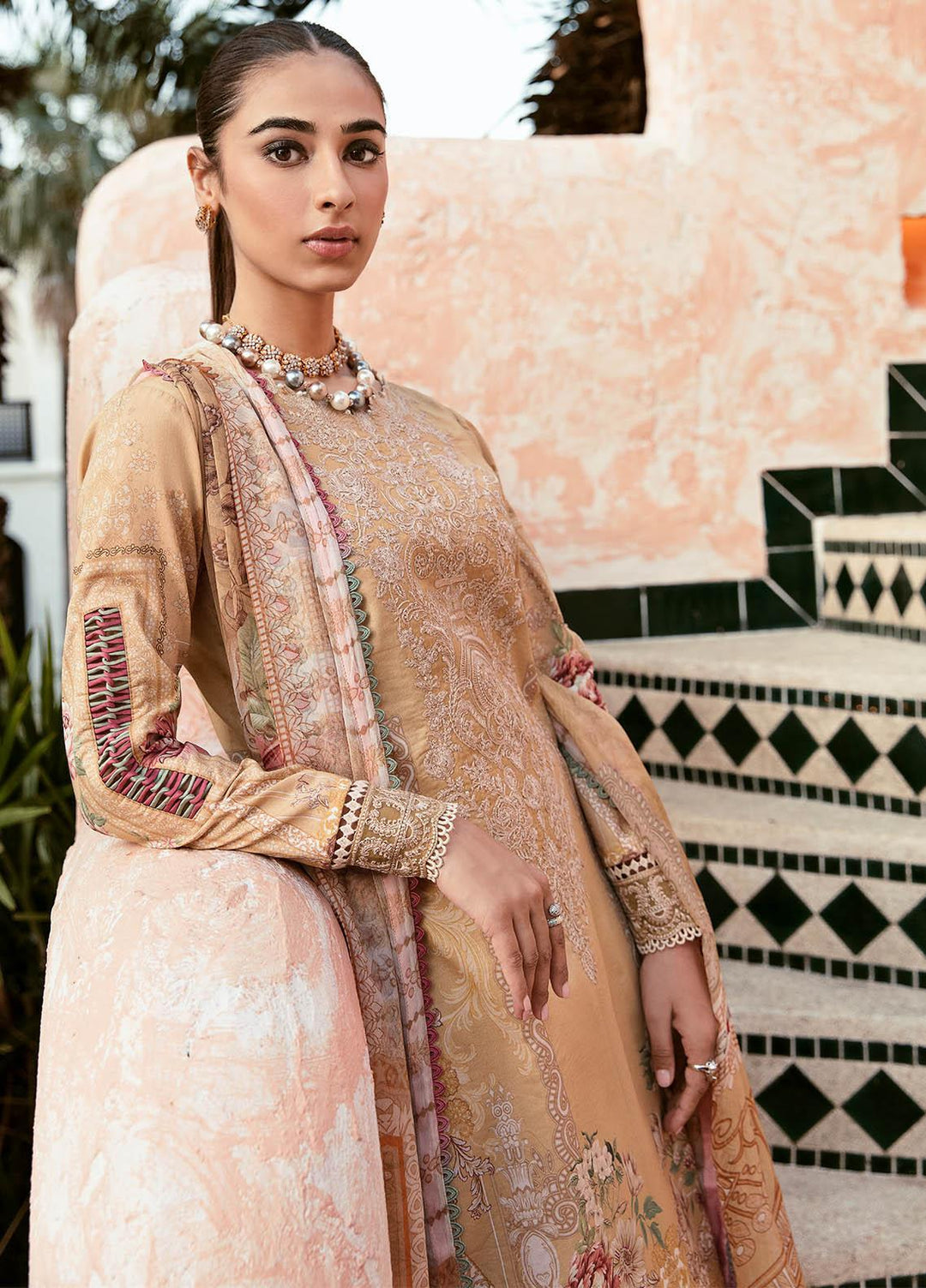 Gulaal Embroidered Lawn Suits Unstitched 3 Piece GL23L 08 Ruhab - Summer Collection