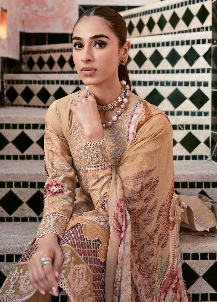 Gulaal Embroidered Lawn Suits Unstitched 3 Piece GL23L 08 Ruhab - Summer Collection