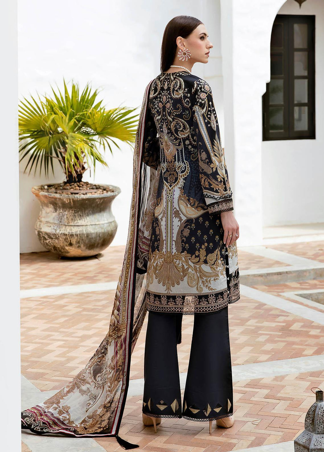 Gulaal Embroidered Lawn Suits Unstitched 3 Piece GL23L 09 Naira - Summer Collection