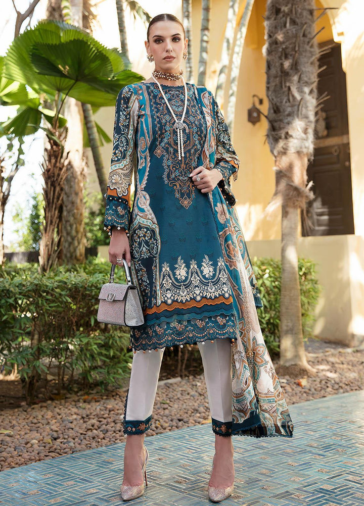 Gulaal Embroidered Lawn Suits Unstitched 3 Piece GL23L 11 Mariya - Summer Collection