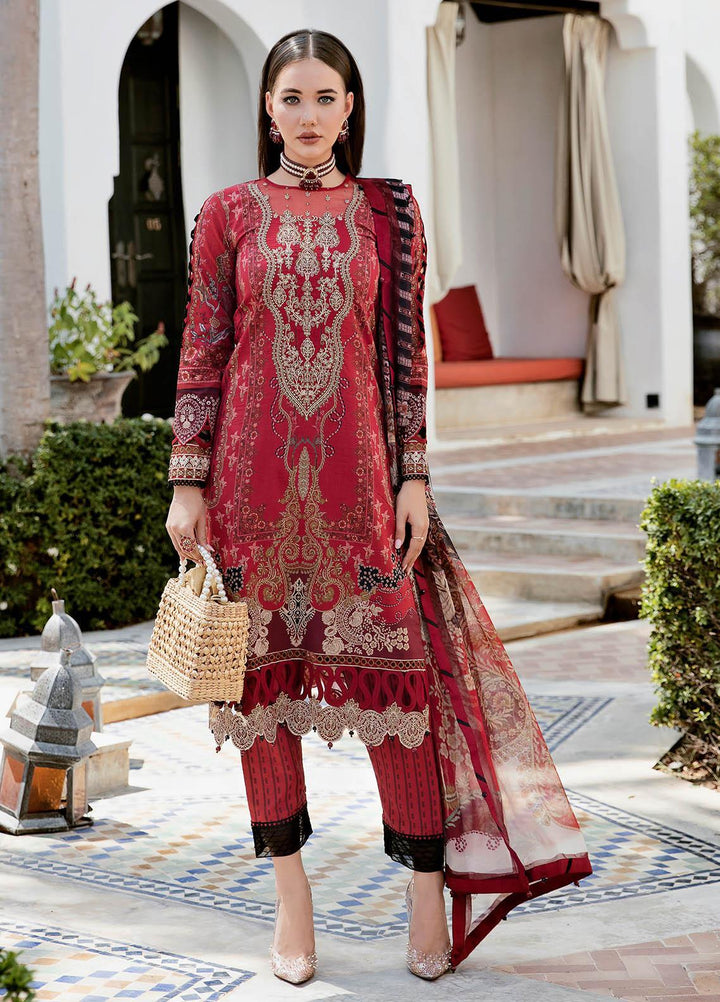 Gulaal Embroidered Lawn Suits Unstitched 3 Piece GL23L 12 Seira - Summer Collection