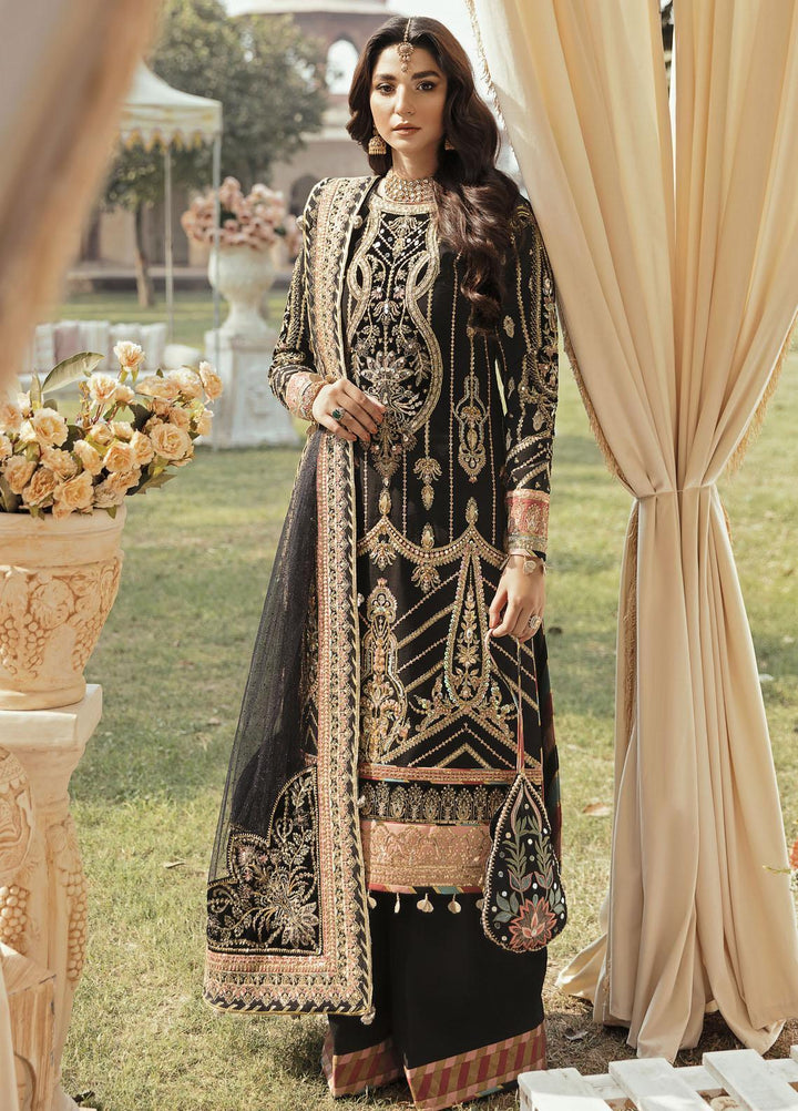 Gulaal Embroidered Silk Suits Unstitched 3 Piece GL21WD (WU-01) Zareen - Wedding Collection