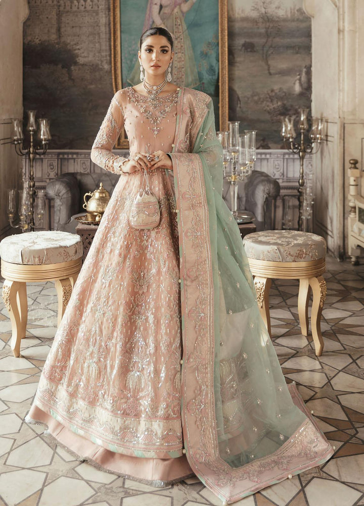 Gulaal Embroidered Net Suits Unstitched 3 Piece GL21WD (WU-02) Nagaar - Wedding Collection