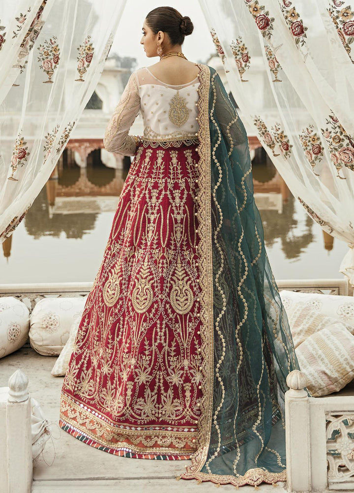 Gulaal Embroidered Net Suits Unstitched 3 Piece GL21WD (WU-04) Fareena - Wedding Collection