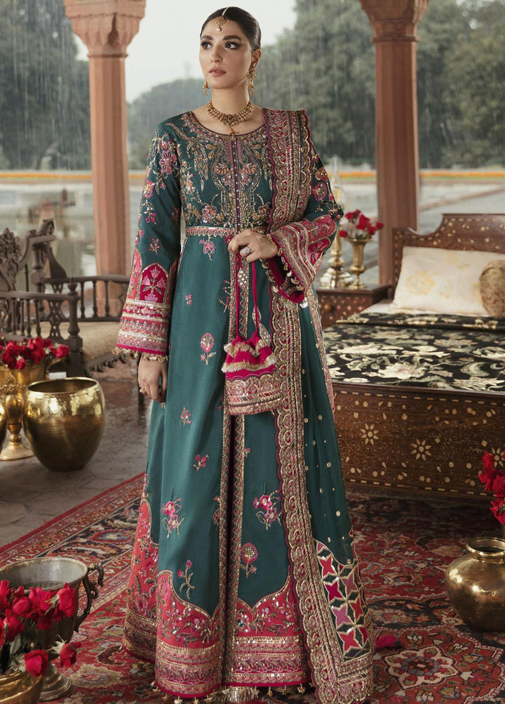 Gulaal Embroidered Silk Suits Unstitched 3 Piece GL21WD (WU-06) Dilara - Wedding Collection