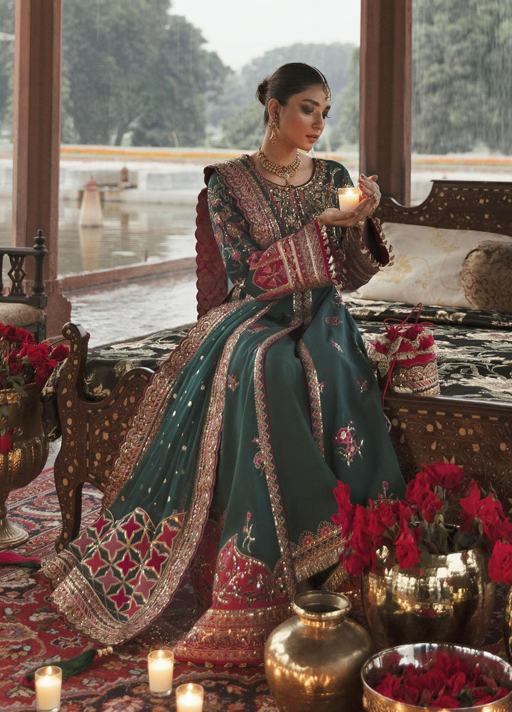 Gulaal Embroidered Silk Suits Unstitched 3 Piece GL21WD (WU-06) Dilara - Wedding Collection