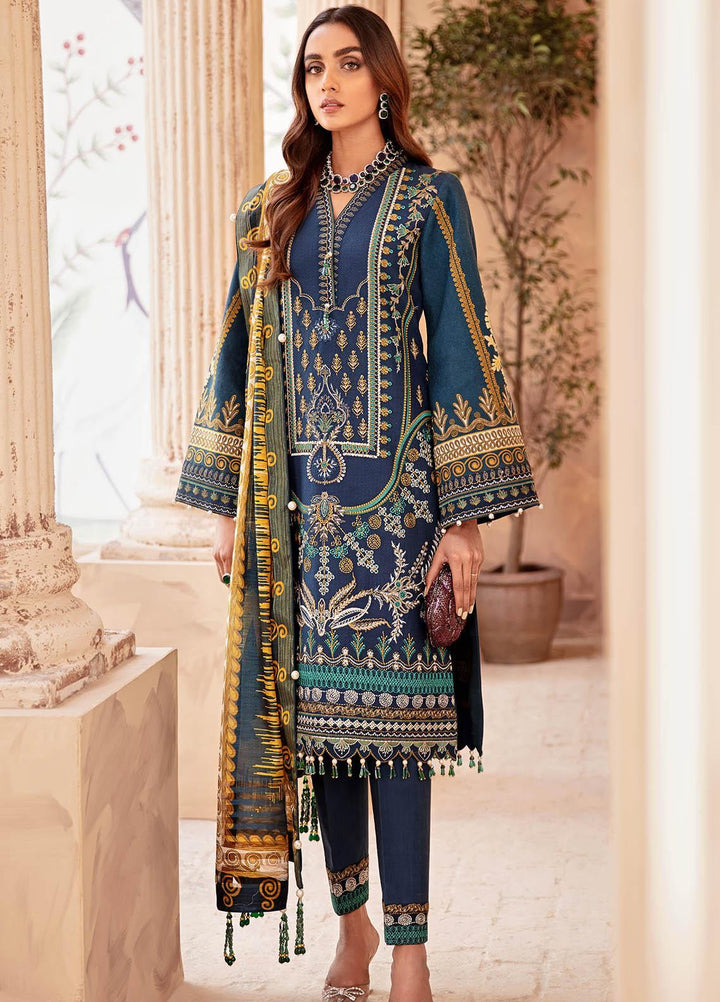 Gulaal Embroidered Lawn Suits Unstitched 3 Piece GL21LL 01 Mishaal - Luxury Collection