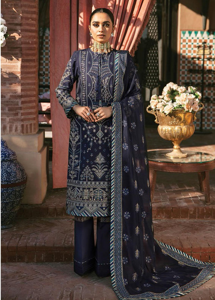 Gulaal Embroidered Lawn Suits Unstitched 3 Piece GL22LL 03 Leena - Luxury Collection
