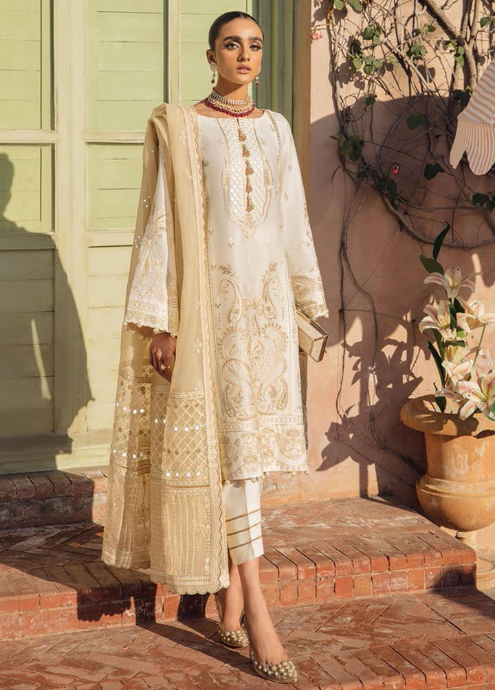 Gulaal Embroidered Lawn Suits Unstitched 3 Piece GL22LL 04 Ruhi - Luxury Collection