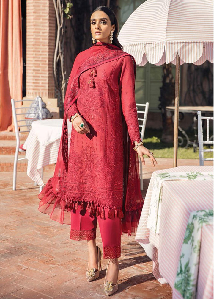 Gulaal Embroidered Lawn Suits Unstitched 3 Piece GL22LL 06 Sienna - Luxury Collection