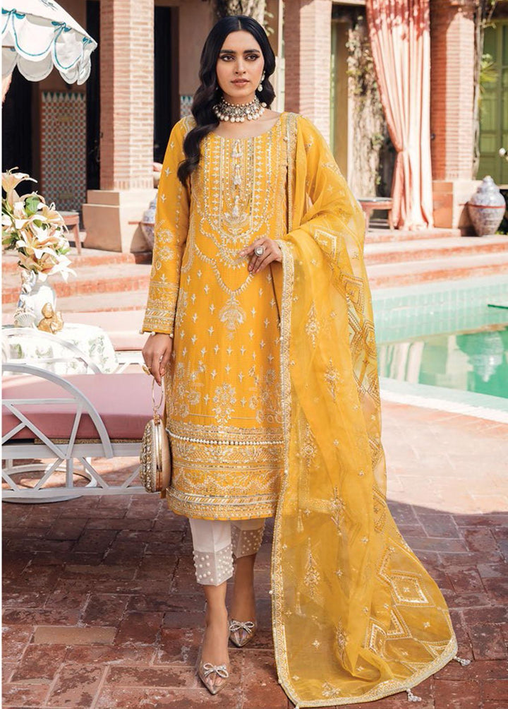 Gulaal Embroidered Lawn Suits Unstitched 3 Piece GL22LL 07 Mahtab - Luxury Collection