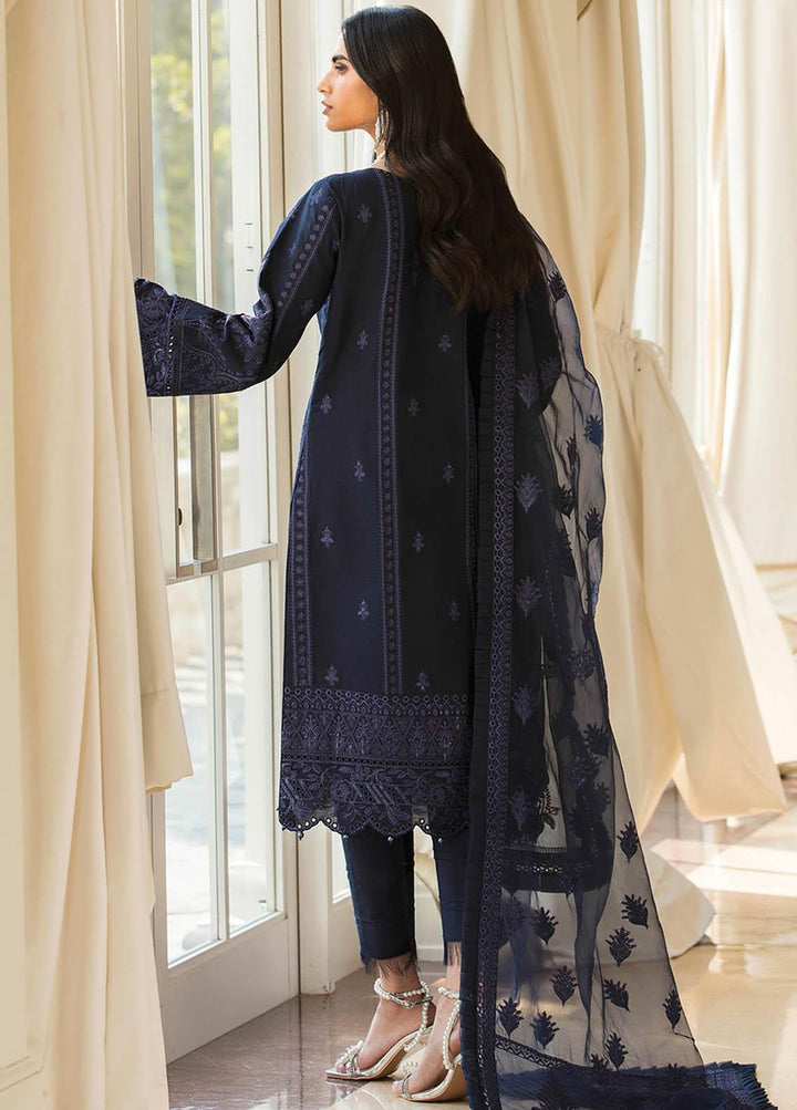 Gulaal Embroidered Lawn Suits Unstitched 3 Piece GL23LL 01 Zarqaa - Luxury Collection