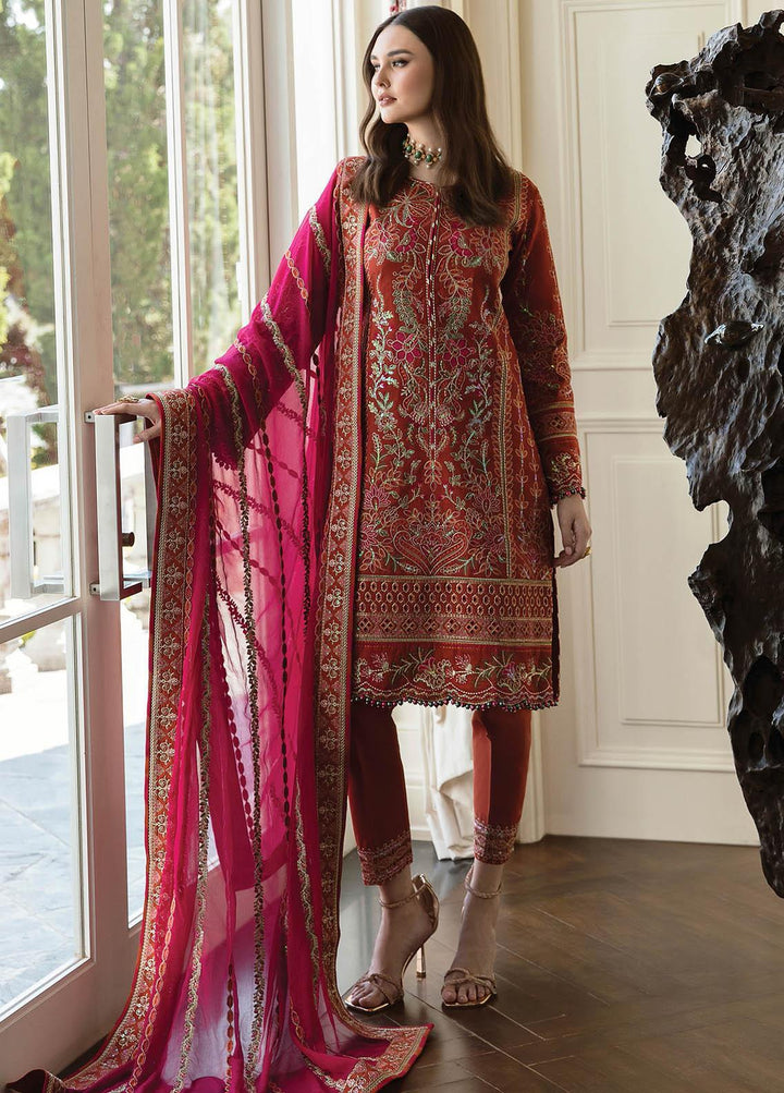 Gulaal Embroidered Lawn Suits Unstitched 3 Piece GL23LL 02 Raimah - Luxury Collection