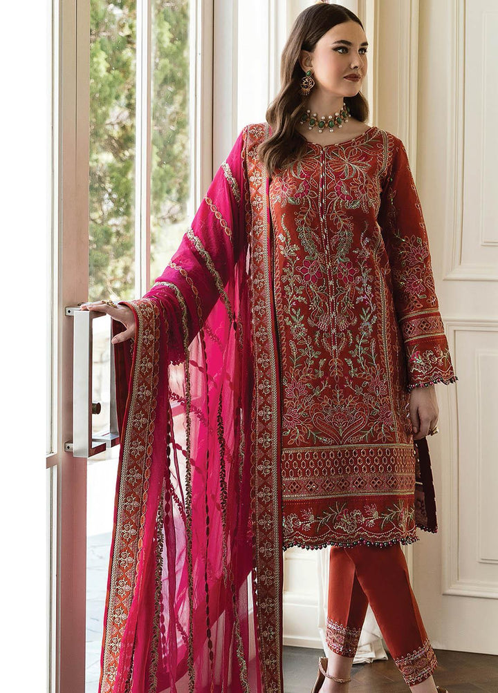Gulaal Embroidered Lawn Suits Unstitched 3 Piece GL23LL 02 Raimah - Luxury Collection