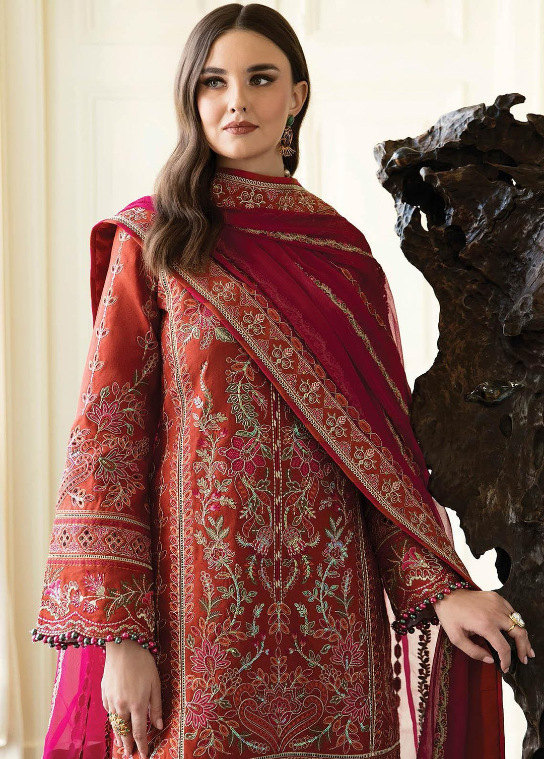 Gulaal Embroidered Lawn Suits Unstitched 3 Piece GL23LL 02 Raimah - Luxury Collection