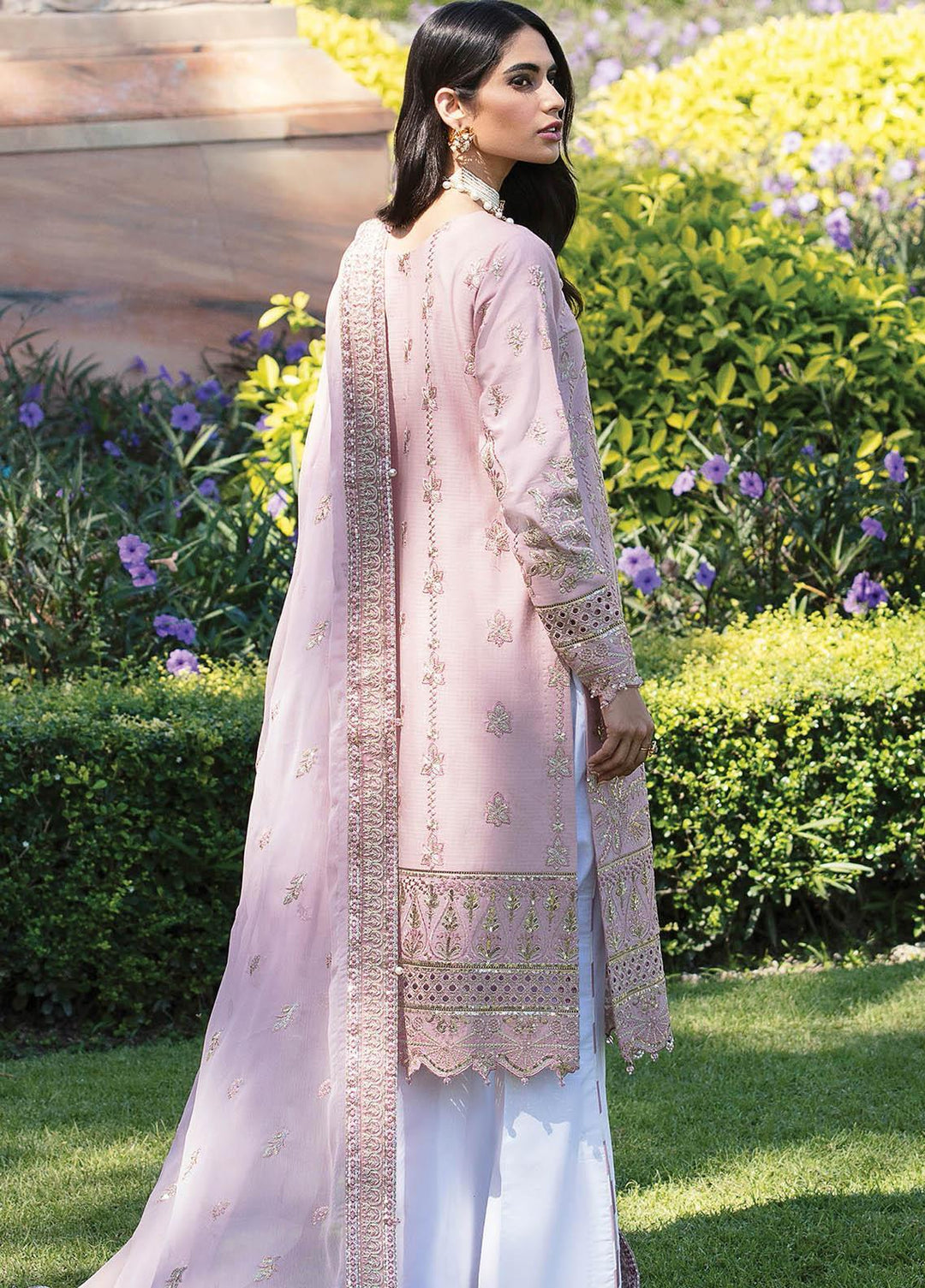 Gulaal Embroidered Lawn Suits Unstitched 3 Piece GL23LL 03 Falak - Luxury Collection