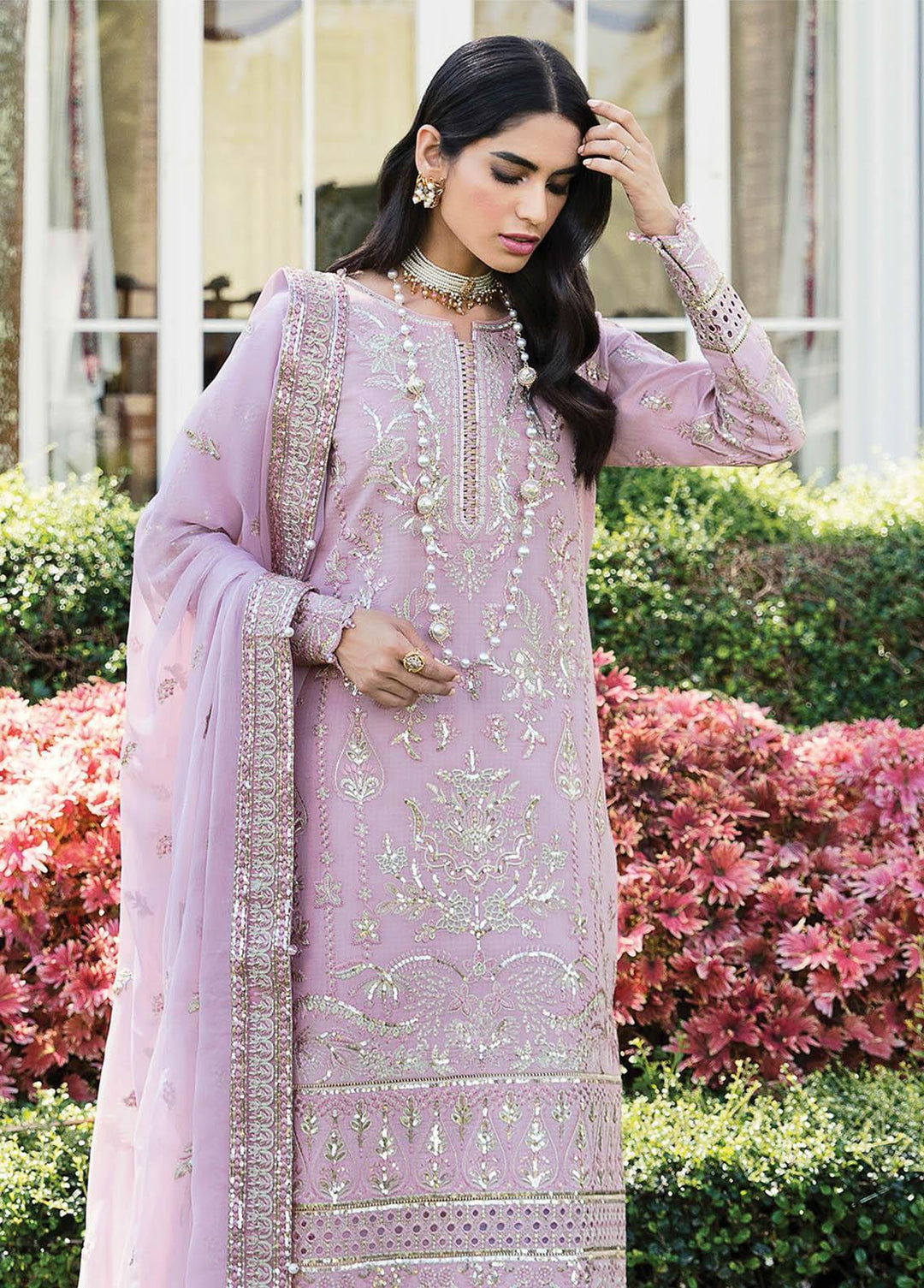 Gulaal Embroidered Lawn Suits Unstitched 3 Piece GL23LL 03 Falak - Luxury Collection