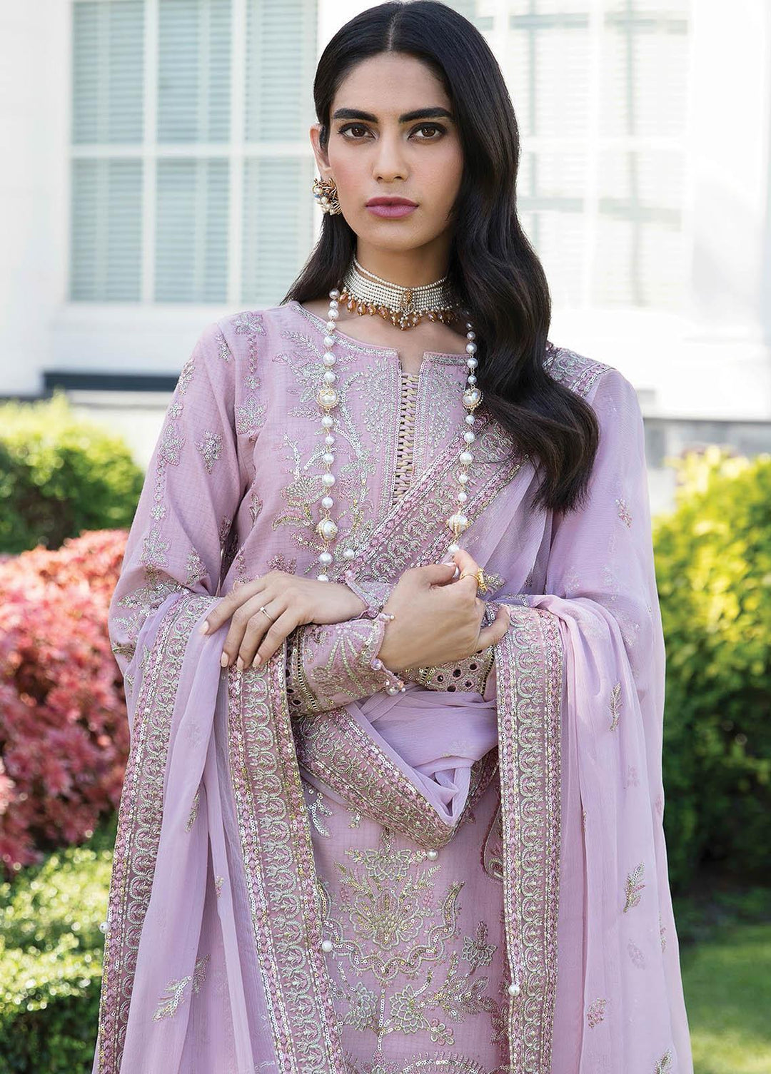 Gulaal Embroidered Lawn Suits Unstitched 3 Piece GL23LL 03 Falak - Luxury Collection