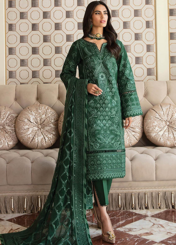 Gulaal Embroidered Lawn Suits Unstitched 3 Piece GL23LL 08 Anisah - Luxury Collection