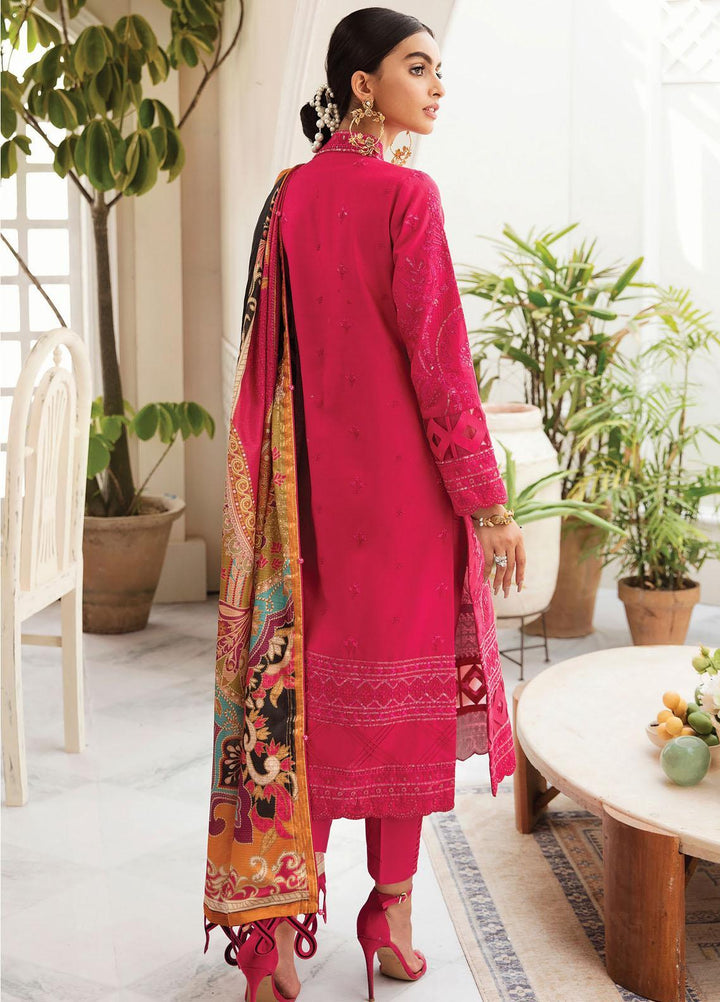 Gulaal Embroidered Lawn Suits Unstitched 3 Piece GL23LL-V2 D-03 Lyrah - Luxury Collection