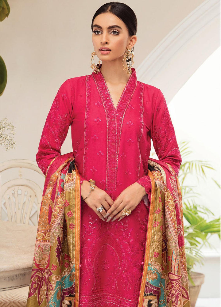 Gulaal Embroidered Lawn Suits Unstitched 3 Piece GL23LL-V2 D-03 Lyrah - Luxury Collection
