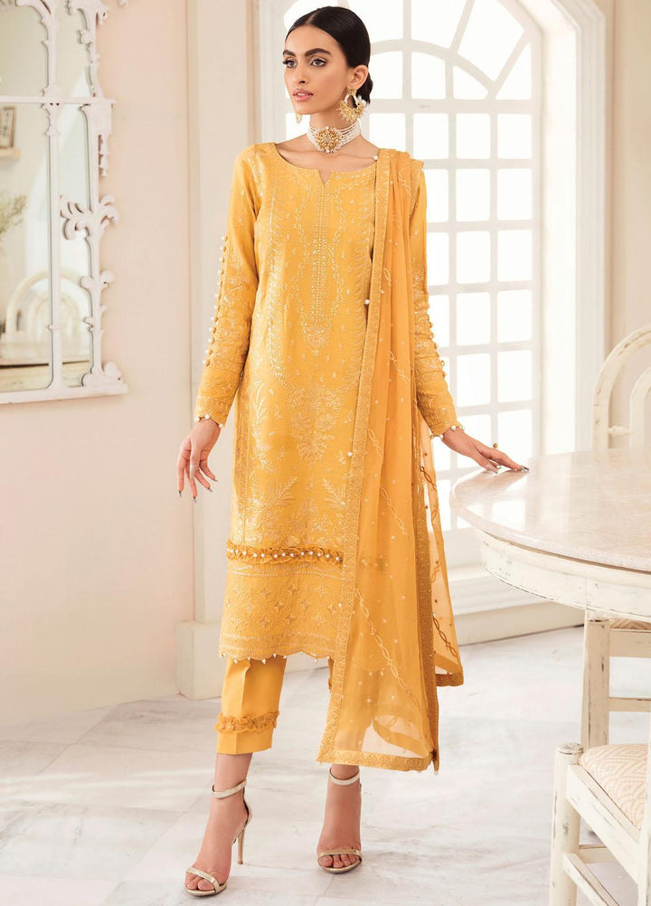 Gulaal Embroidered Lawn Suits Unstitched 3 Piece GL23LL-V2 D-05 Aleeya - Luxury Collection