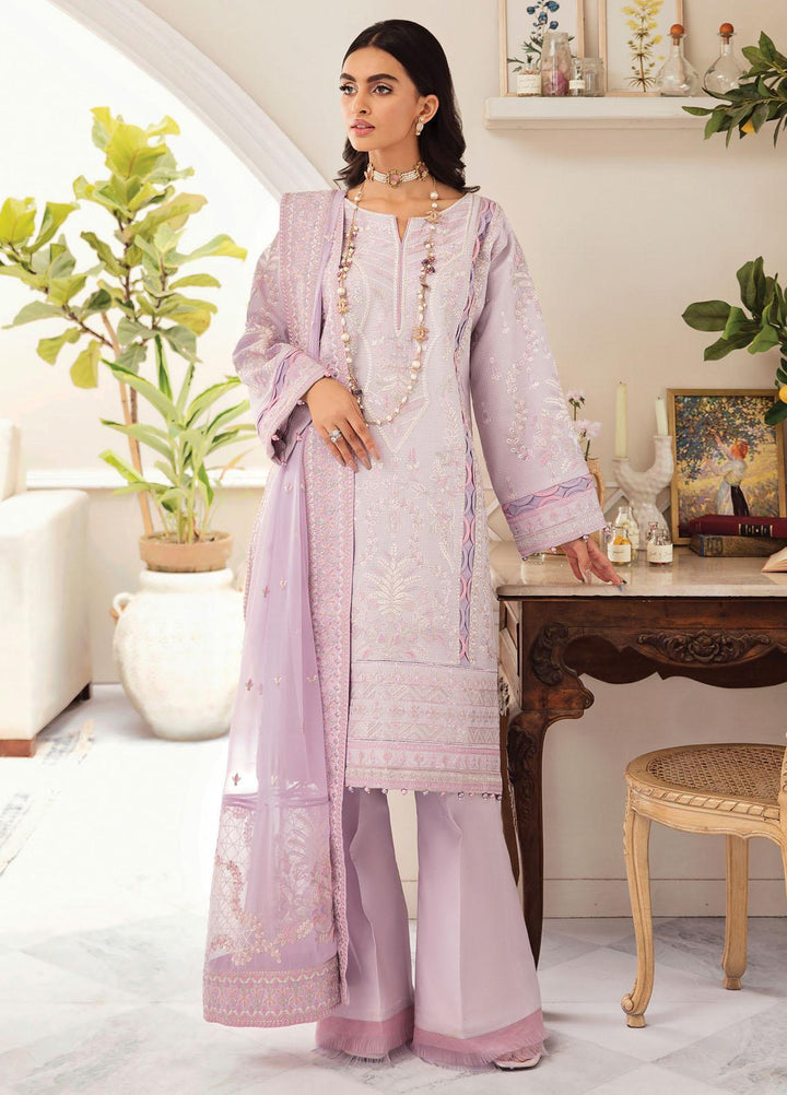 Gulaal Embroidered Lawn Suits Unstitched 3 Piece GL23LL-V2 D-06 Waniah - Luxury Collection