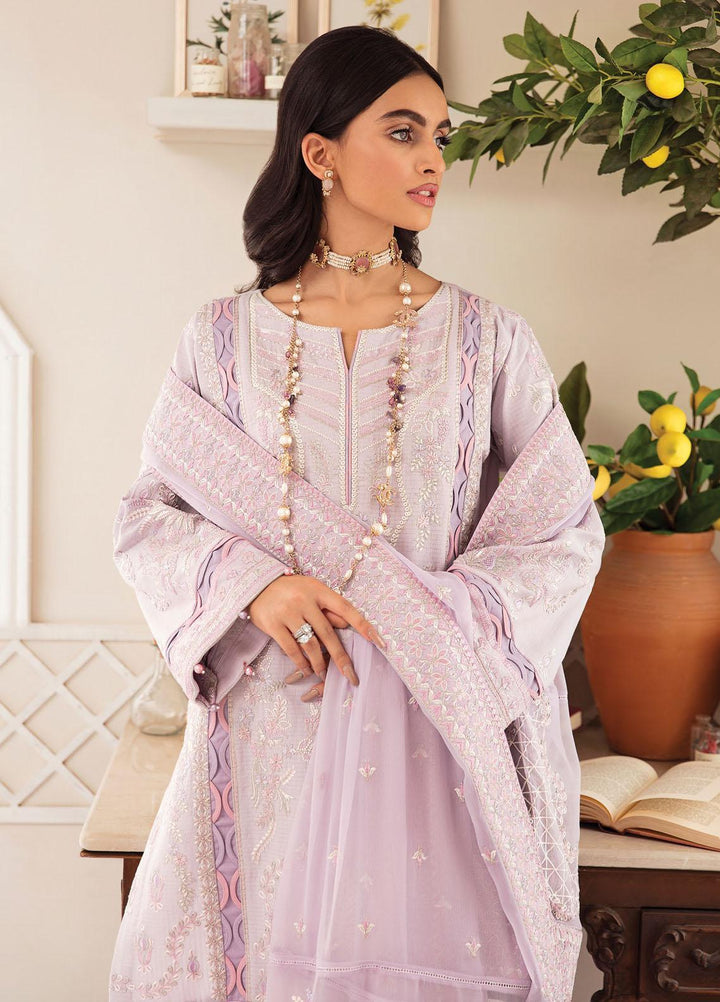 Gulaal Embroidered Lawn Suits Unstitched 3 Piece GL23LL-V2 D-06 Waniah - Luxury Collection
