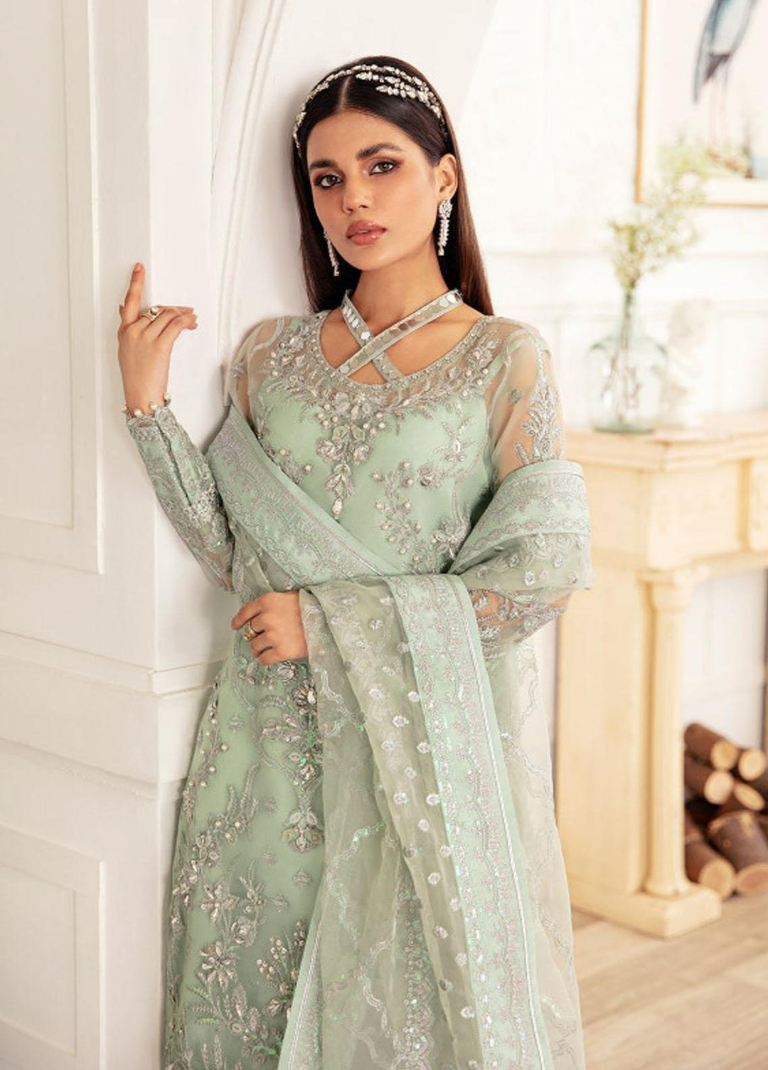 Gulaal Pret Luxury Organza 4 Piece Suit GL-LP-V2-09 Juliette