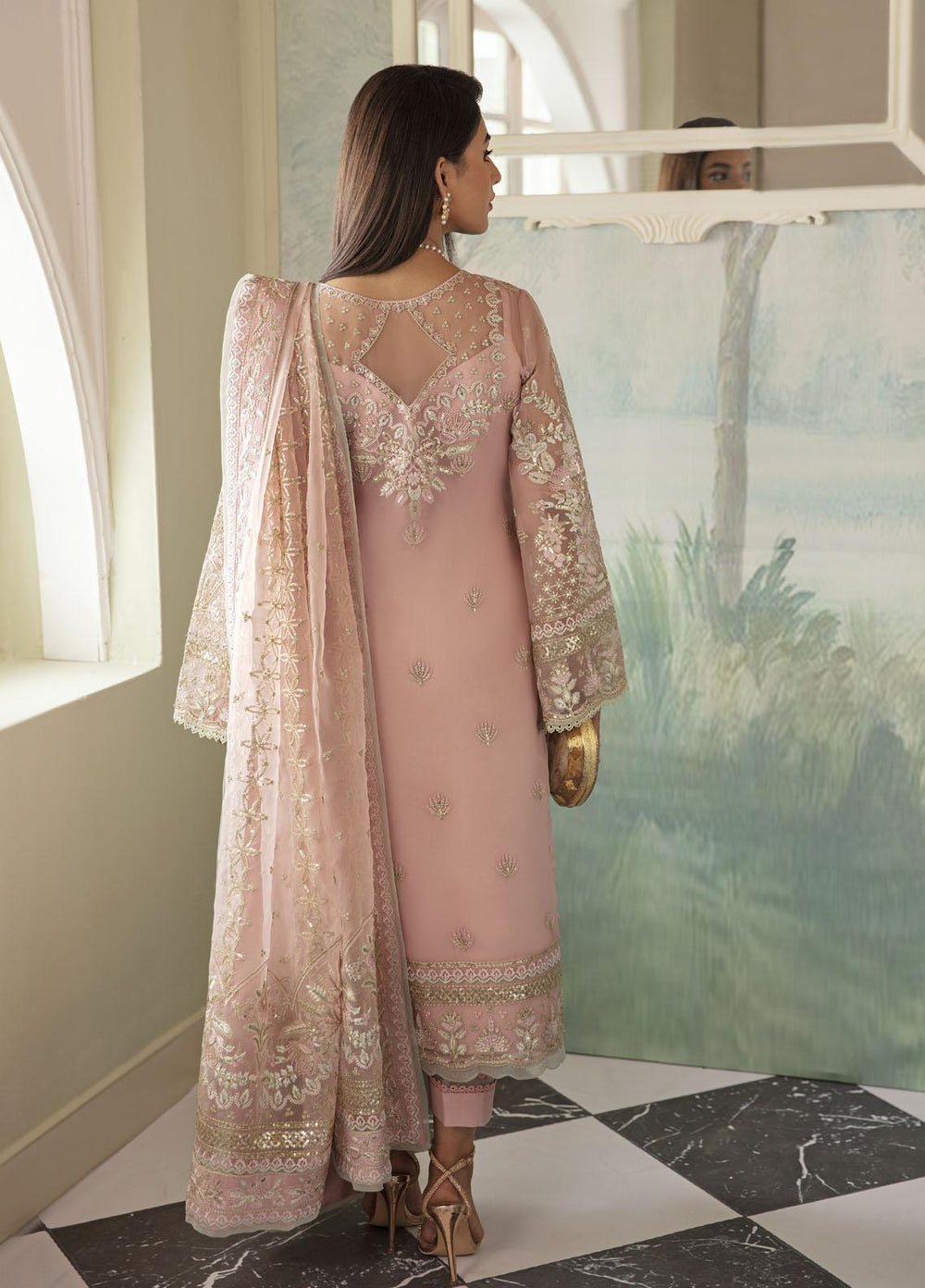 Gulaal Pret Luxury Organza 4 Piece Suit GL-LP-V2-11 Aysel