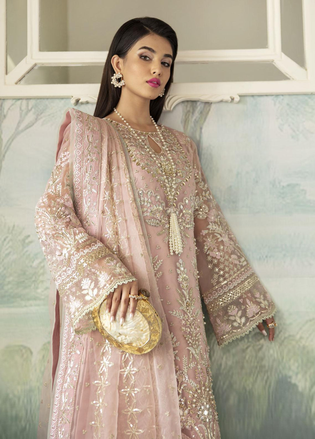 Gulaal Pret Luxury Organza 4 Piece Suit GL-LP-V2-11 Aysel