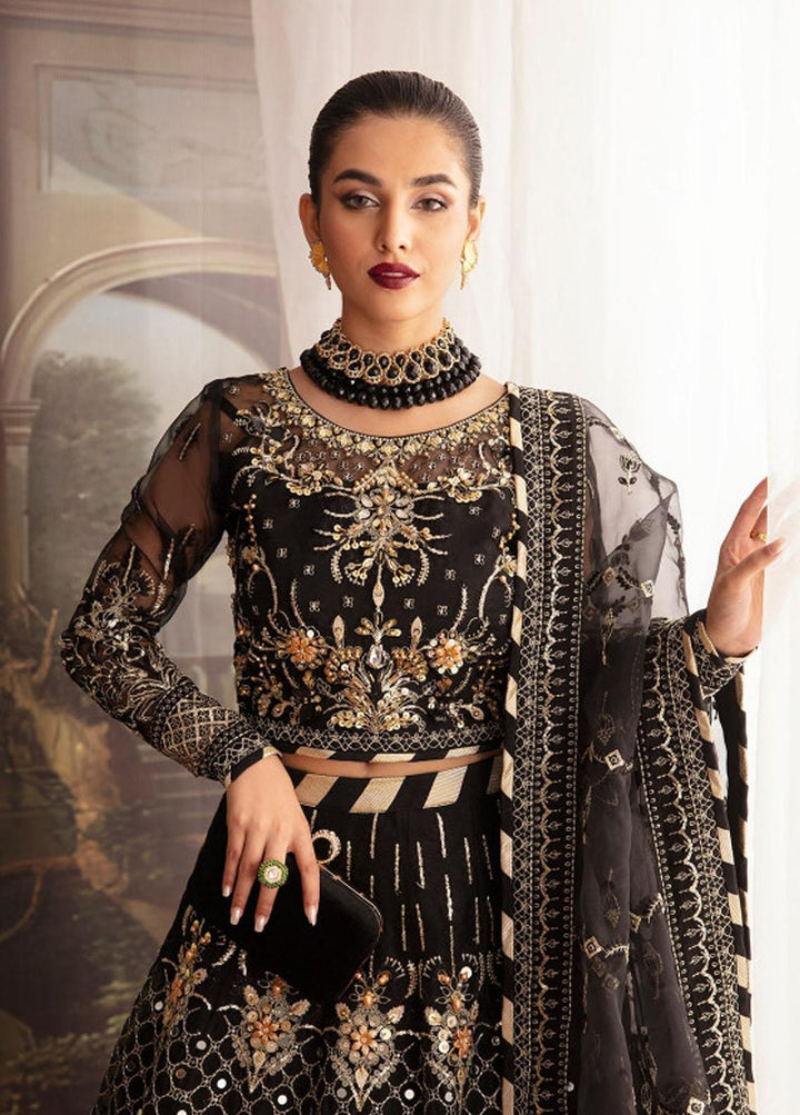 Gulaal Embroidered Organza Suits Unstitched 4 Piece GL23UL-V2 GL-LP-V2-13 Stella - Luxury Collection