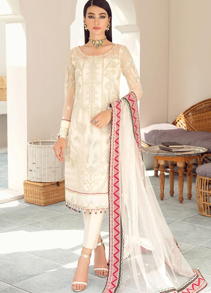 Gulaal Embroidered Chiffon Suits Unstitched 3 Piece GL21C 07 Shirin - Premium Collection