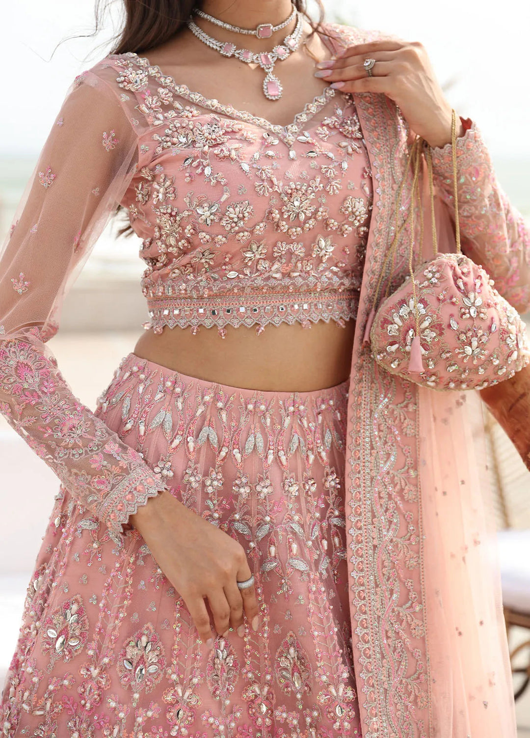 Gulaal Pret Embroidered Net 3 Piece Suit LP-33 Azrina