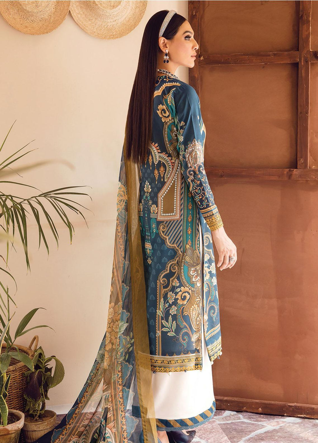 Gulaal Embroidered Lawn Suits Unstitched 3 Piece GL22-S2 01 Armaan - Summer Collection