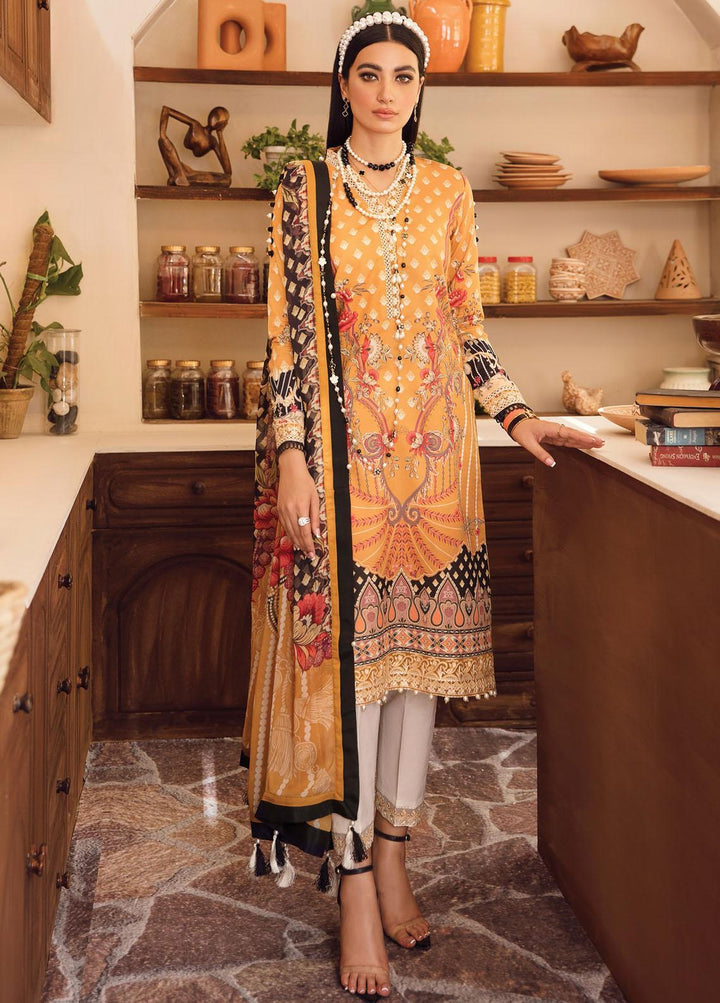 Gulaal Embroidered Lawn Suits Unstitched 3 Piece GL22-S2 02 Roshaan - Summer Collection