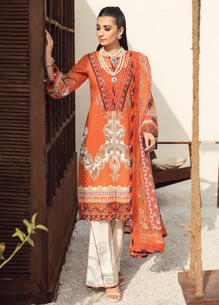 Gulaal Embroidered Lawn Suits Unstitched 3 Piece GL22-S2 04 Gulnaar - Summer Collection