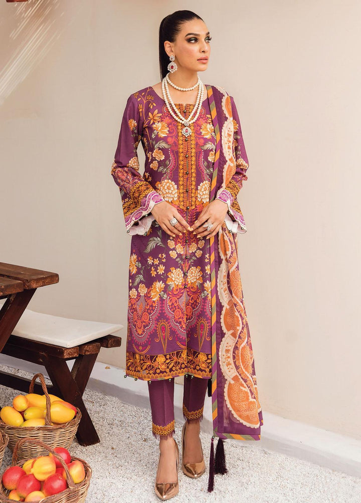 Gulaal Embroidered Lawn Suits Unstitched 3 Piece GL22-S2 05 Irsia - Summer Collection