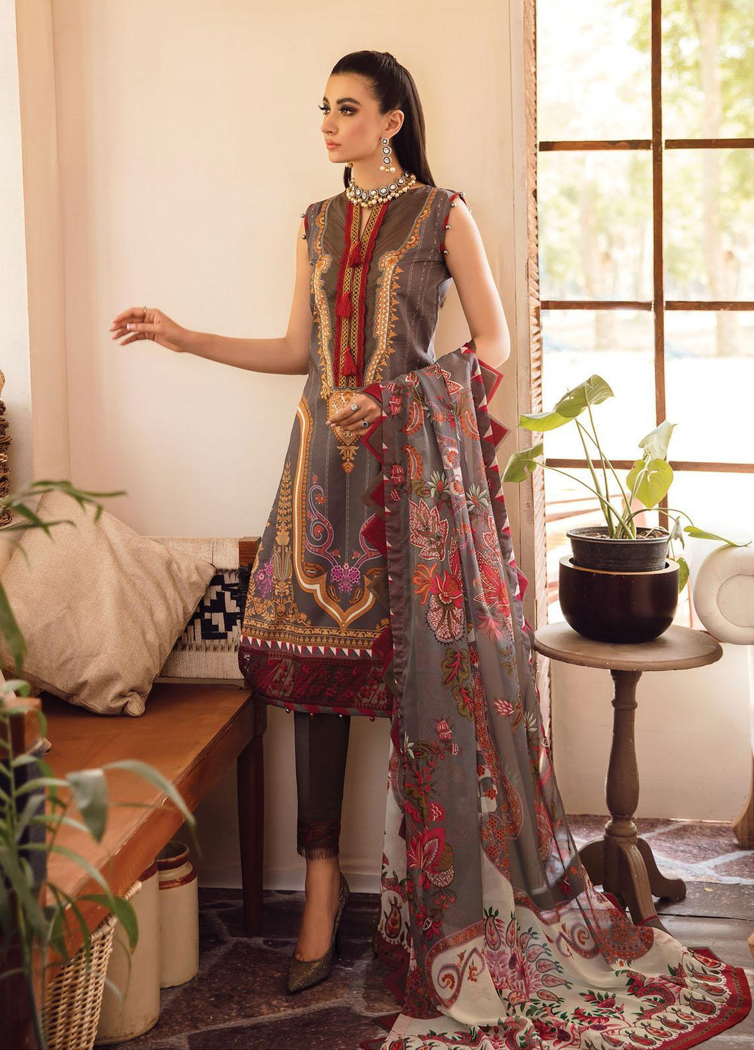 Gulaal Embroidered Lawn Suits Unstitched 3 Piece GL22-S2 08 Lamisah - Summer Collection