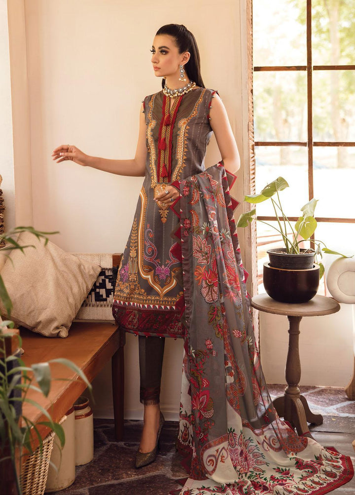 Gulaal Embroidered Lawn Suits Unstitched 3 Piece GL22-S2 08 Lamisah - Summer Collection