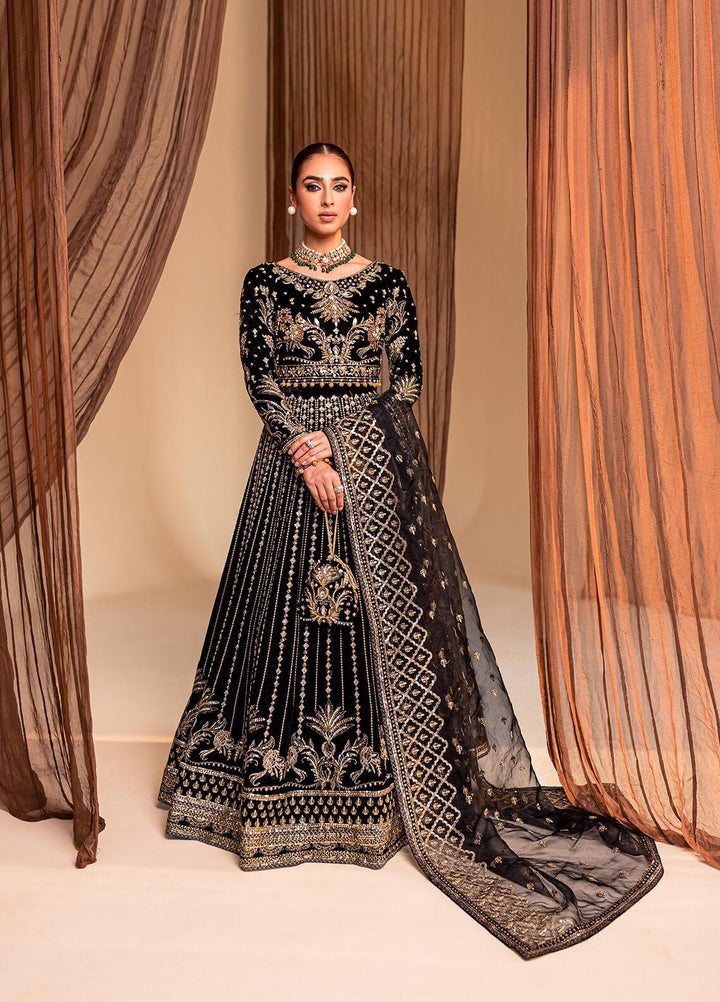 Gulaal Embroidered Velvet Suits Unstitched 3 Piece GL22V 05 NAMAR - Luxury Collection