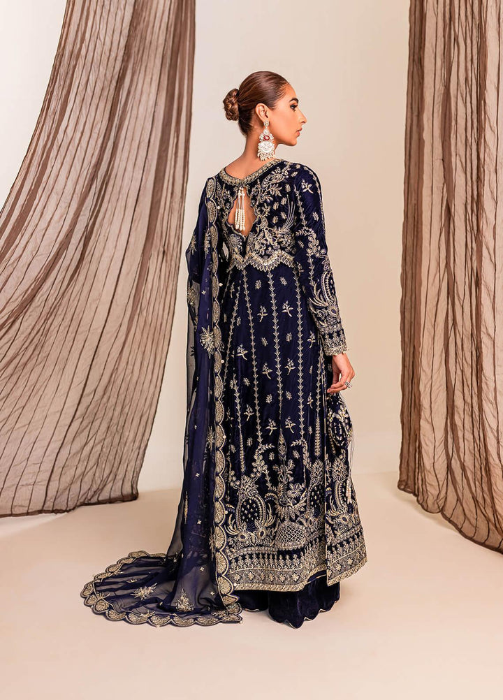 Gulaal Embroidered Velvet Suits Unstitched 3 Piece GL22V 08 AYLIN - Luxury Collection